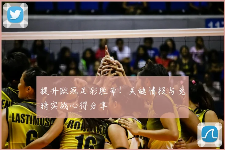 提升欧冠足彩胜率！关键情报与竞猜实战心得分享